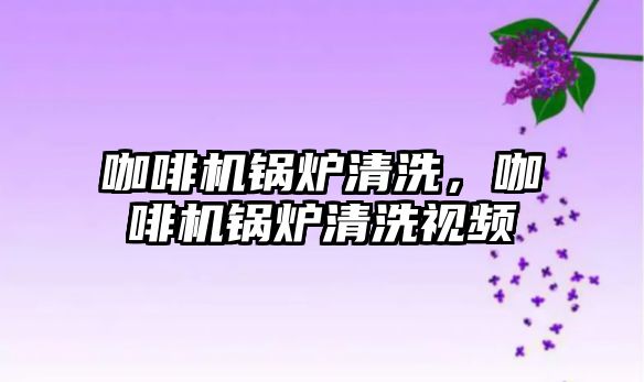 咖啡機鍋爐清洗，咖啡機鍋爐清洗視頻