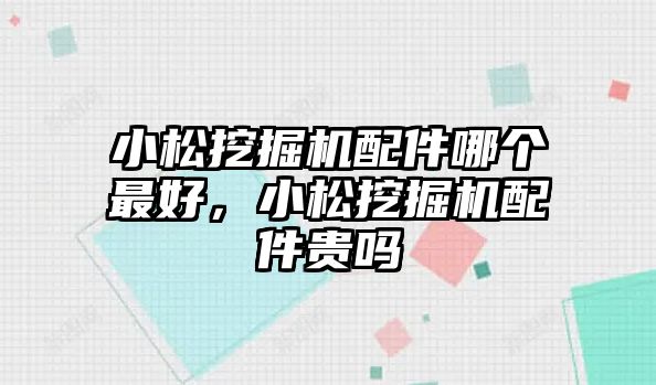 小松挖掘機(jī)配件哪個(gè)最好，小松挖掘機(jī)配件貴嗎