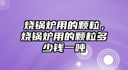 燒鍋爐用的顆粒，燒鍋爐用的顆粒多少錢一噸