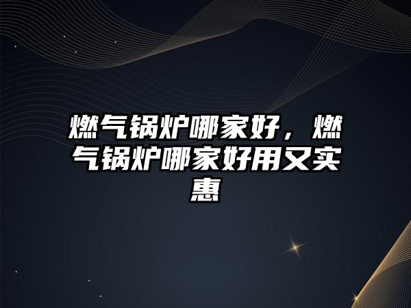 燃?xì)忮仩t哪家好，燃?xì)忮仩t哪家好用又實惠