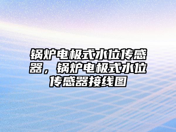 鍋爐電極式水位傳感器，鍋爐電極式水位傳感器接線圖