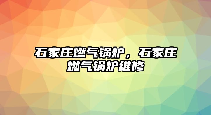 石家莊燃氣鍋爐，石家莊燃氣鍋爐維修