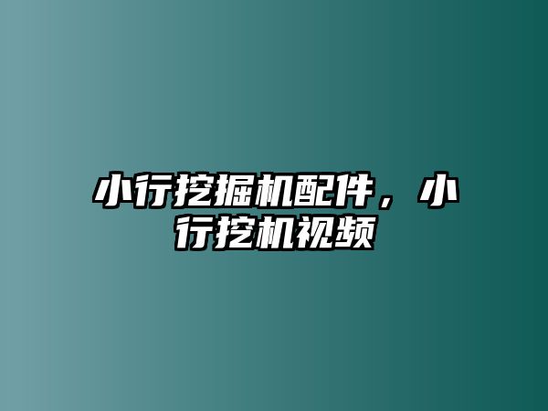 小行挖掘機(jī)配件，小行挖機(jī)視頻