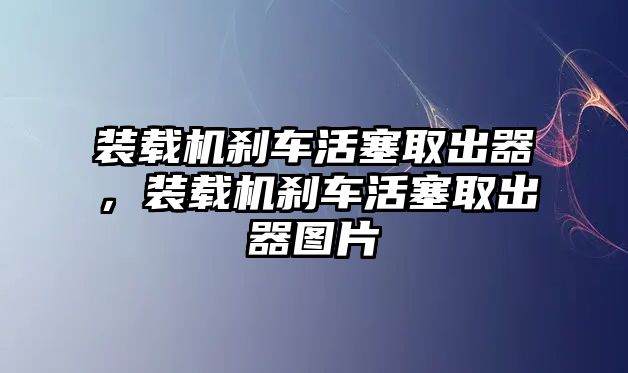 裝載機(jī)剎車活塞取出器，裝載機(jī)剎車活塞取出器圖片