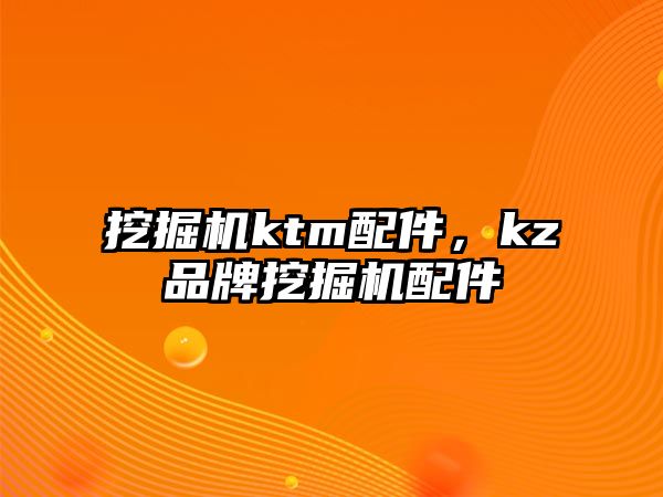 挖掘機ktm配件，kz品牌挖掘機配件