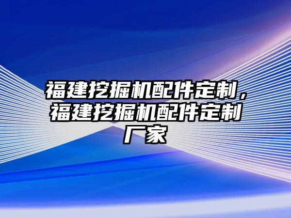 福建挖掘機(jī)配件定制，福建挖掘機(jī)配件定制廠(chǎng)家