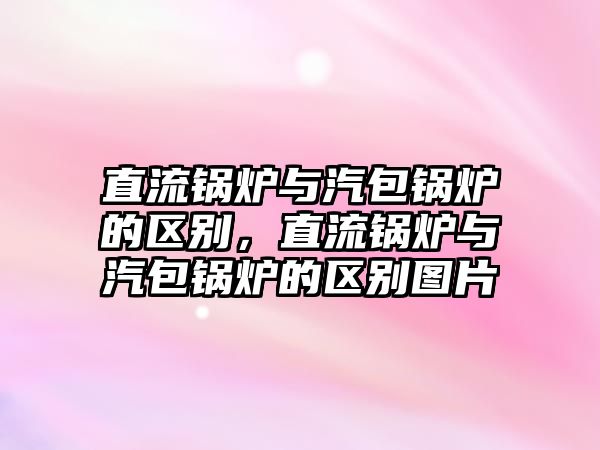 直流鍋爐與汽包鍋爐的區(qū)別，直流鍋爐與汽包鍋爐的區(qū)別圖片