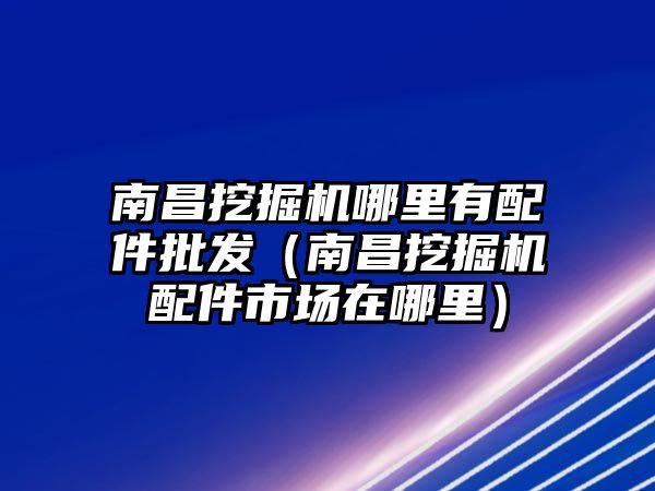 南昌挖掘機(jī)哪里有配件批發(fā)（南昌挖掘機(jī)配件市場在哪里）