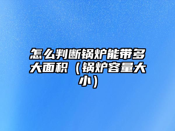 怎么判斷鍋爐能帶多大面積（鍋爐容量大?。?/>	
								</i>
								<p class=