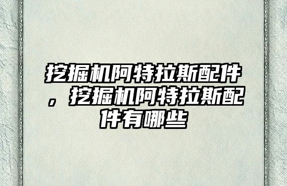 挖掘機阿特拉斯配件，挖掘機阿特拉斯配件有哪些