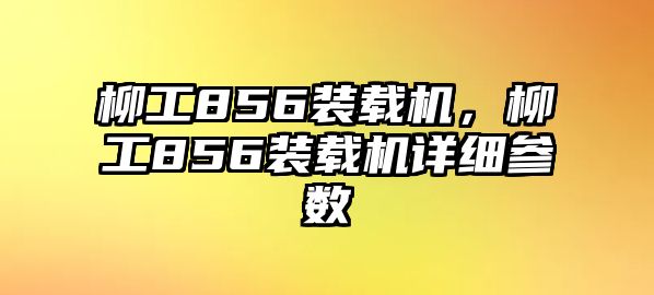 柳工856裝載機(jī)，柳工856裝載機(jī)詳細(xì)參數(shù)