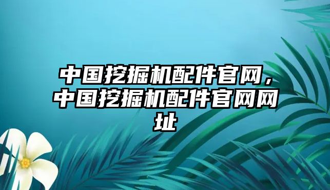 中國挖掘機配件官網(wǎng)，中國挖掘機配件官網(wǎng)網(wǎng)址