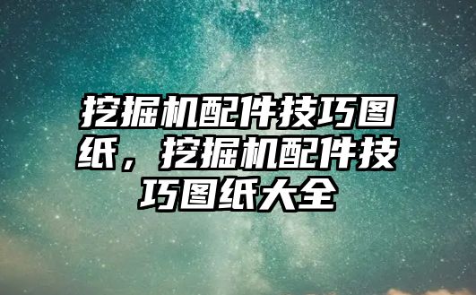 挖掘機配件技巧圖紙，挖掘機配件技巧圖紙大全