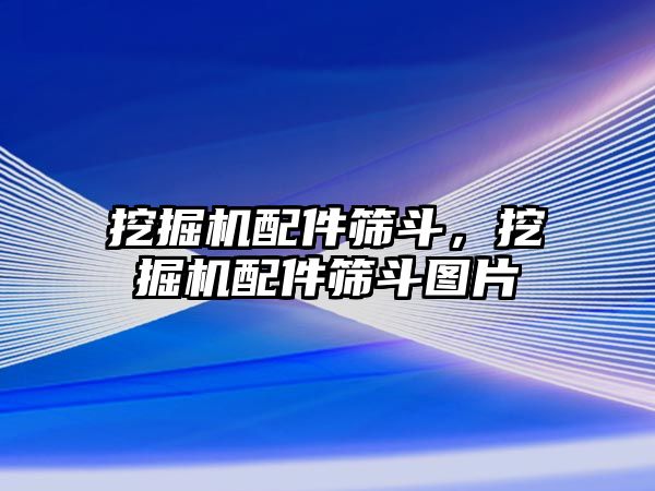 挖掘機(jī)配件篩斗，挖掘機(jī)配件篩斗圖片