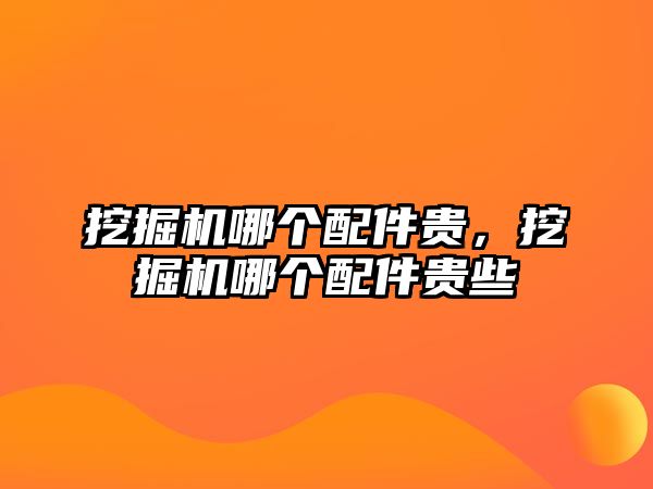 挖掘機哪個配件貴，挖掘機哪個配件貴些