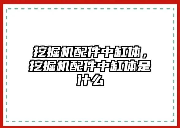 挖掘機(jī)配件中缸體，挖掘機(jī)配件中缸體是什么