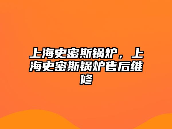 上海史密斯鍋爐，上海史密斯鍋爐售后維修