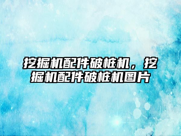 挖掘機配件破樁機，挖掘機配件破樁機圖片