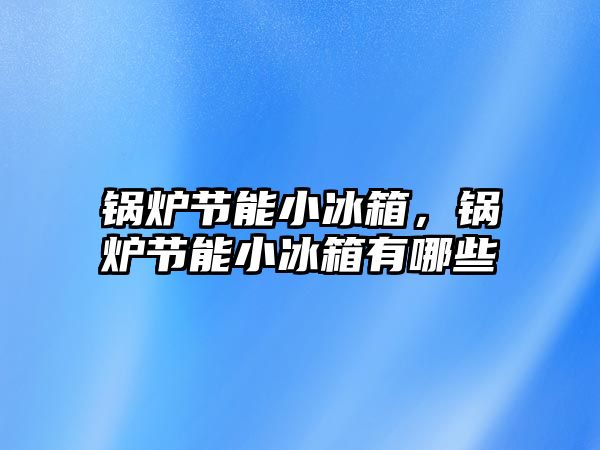 鍋爐節(jié)能小冰箱，鍋爐節(jié)能小冰箱有哪些