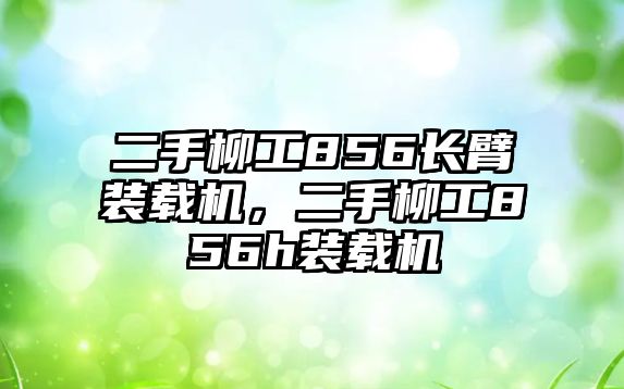 二手柳工856長臂裝載機(jī)，二手柳工856h裝載機(jī)