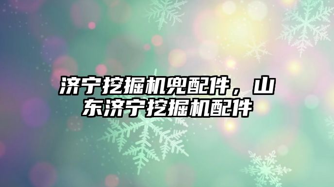 濟寧挖掘機兜配件，山東濟寧挖掘機配件