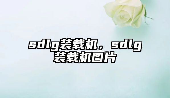 sdlg裝載機(jī)，sdlg裝載機(jī)圖片