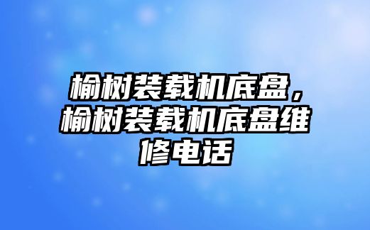 榆樹裝載機底盤，榆樹裝載機底盤維修電話