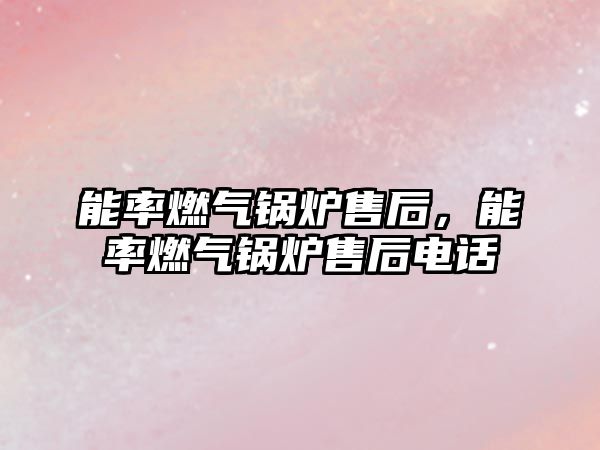 能率燃氣鍋爐售后，能率燃氣鍋爐售后電話