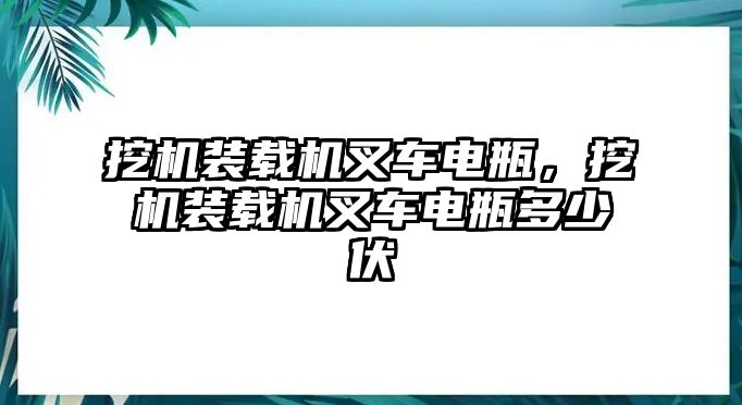 挖機(jī)裝載機(jī)叉車電瓶，挖機(jī)裝載機(jī)叉車電瓶多少伏