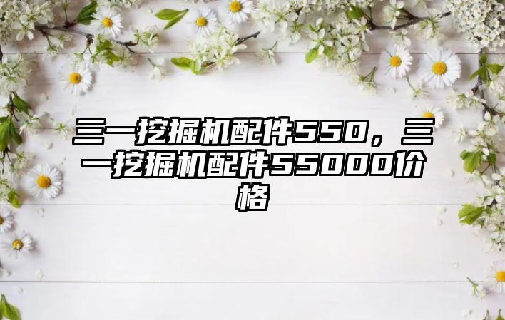 三一挖掘機(jī)配件550，三一挖掘機(jī)配件55000價(jià)格