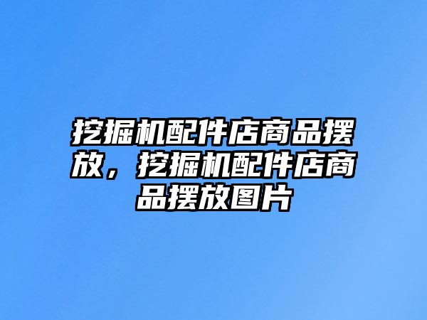 挖掘機(jī)配件店商品擺放，挖掘機(jī)配件店商品擺放圖片