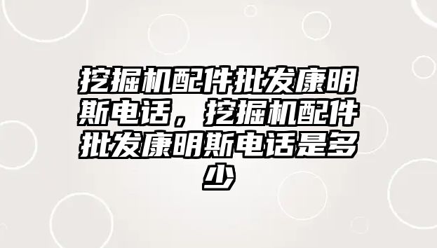 挖掘機配件批發(fā)康明斯電話，挖掘機配件批發(fā)康明斯電話是多少