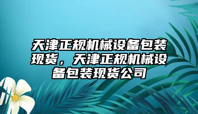 天津正規(guī)機械設備包裝現(xiàn)貨，天津正規(guī)機械設備包裝現(xiàn)貨公司