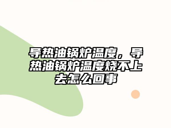 導(dǎo)熱油鍋爐溫度，導(dǎo)熱油鍋爐溫度燒不上去怎么回事