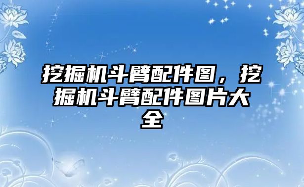 挖掘機(jī)斗臂配件圖，挖掘機(jī)斗臂配件圖片大全