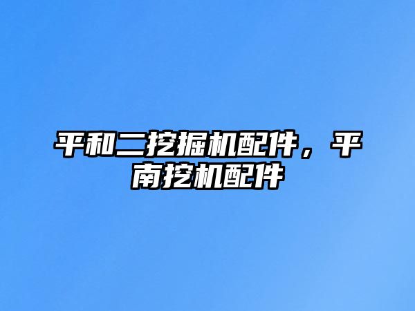 平和二挖掘機(jī)配件，平南挖機(jī)配件