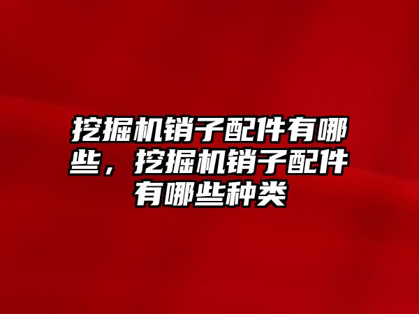 挖掘機(jī)銷子配件有哪些，挖掘機(jī)銷子配件有哪些種類