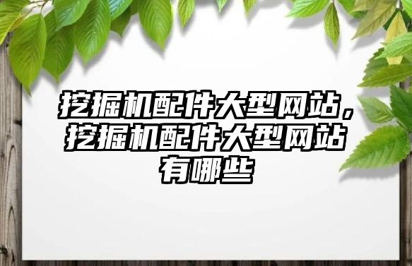 挖掘機配件大型網(wǎng)站，挖掘機配件大型網(wǎng)站有哪些