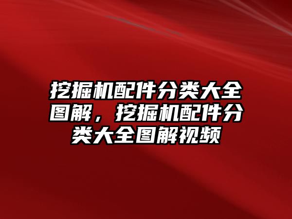 挖掘機配件分類大全圖解，挖掘機配件分類大全圖解視頻