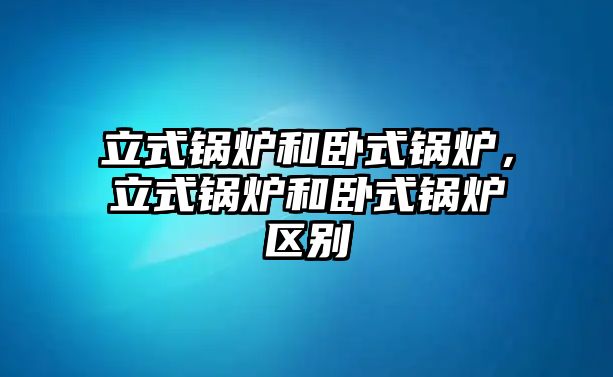 立式鍋爐和臥式鍋爐，立式鍋爐和臥式鍋爐區(qū)別