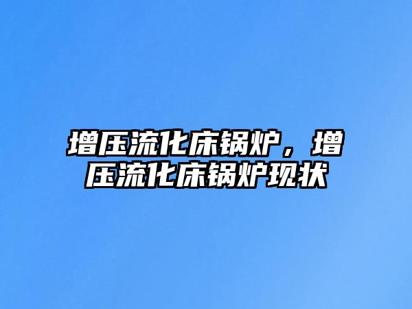 增壓流化床鍋爐，增壓流化床鍋爐現(xiàn)狀