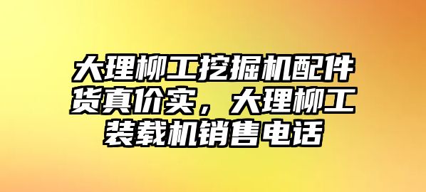 大理柳工挖掘機(jī)配件貨真價(jià)實(shí)，大理柳工裝載機(jī)銷(xiāo)售電話