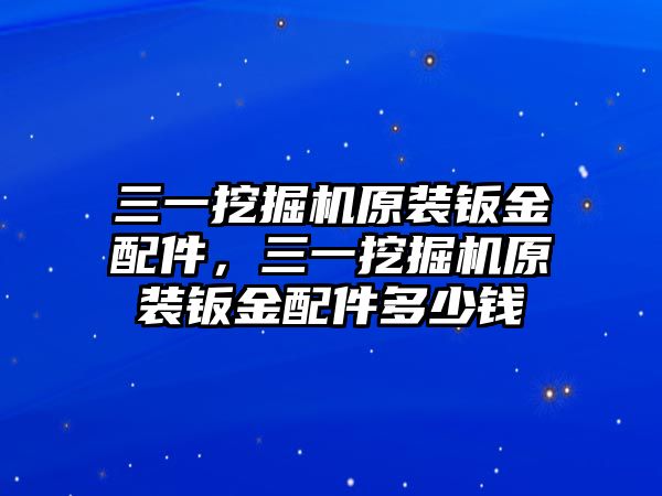 三一挖掘機原裝鈑金配件，三一挖掘機原裝鈑金配件多少錢