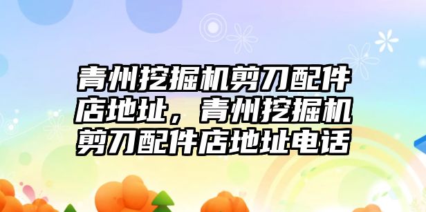 青州挖掘機剪刀配件店地址，青州挖掘機剪刀配件店地址電話