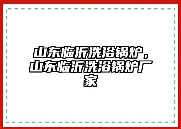 山東臨沂洗浴鍋爐，山東臨沂洗浴鍋爐廠家