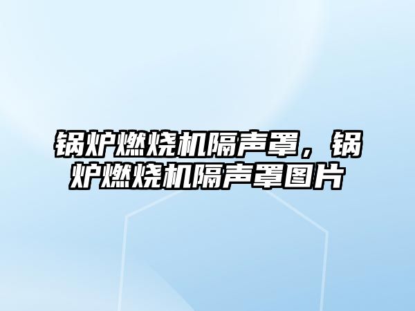 鍋爐燃燒機隔聲罩，鍋爐燃燒機隔聲罩圖片