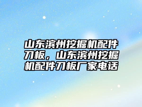 山東濱州挖掘機配件刀板，山東濱州挖掘機配件刀板廠家電話