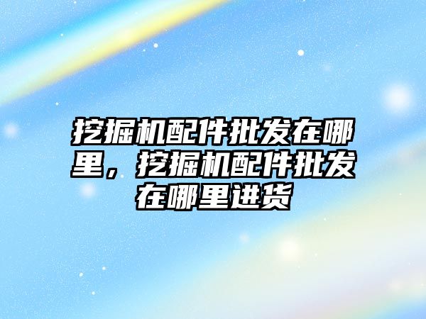 挖掘機配件批發(fā)在哪里，挖掘機配件批發(fā)在哪里進貨