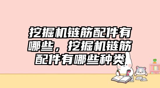 挖掘機鏈筋配件有哪些，挖掘機鏈筋配件有哪些種類