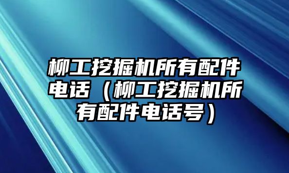 柳工挖掘機(jī)所有配件電話(huà)（柳工挖掘機(jī)所有配件電話(huà)號(hào)）